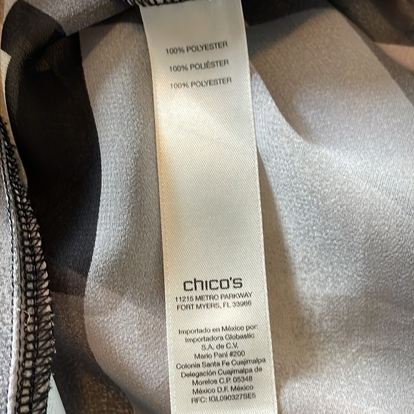 Women’s CHICO’s sheer top fits like M/L $15 NEW Excellent Condition - Picture 4 of 4